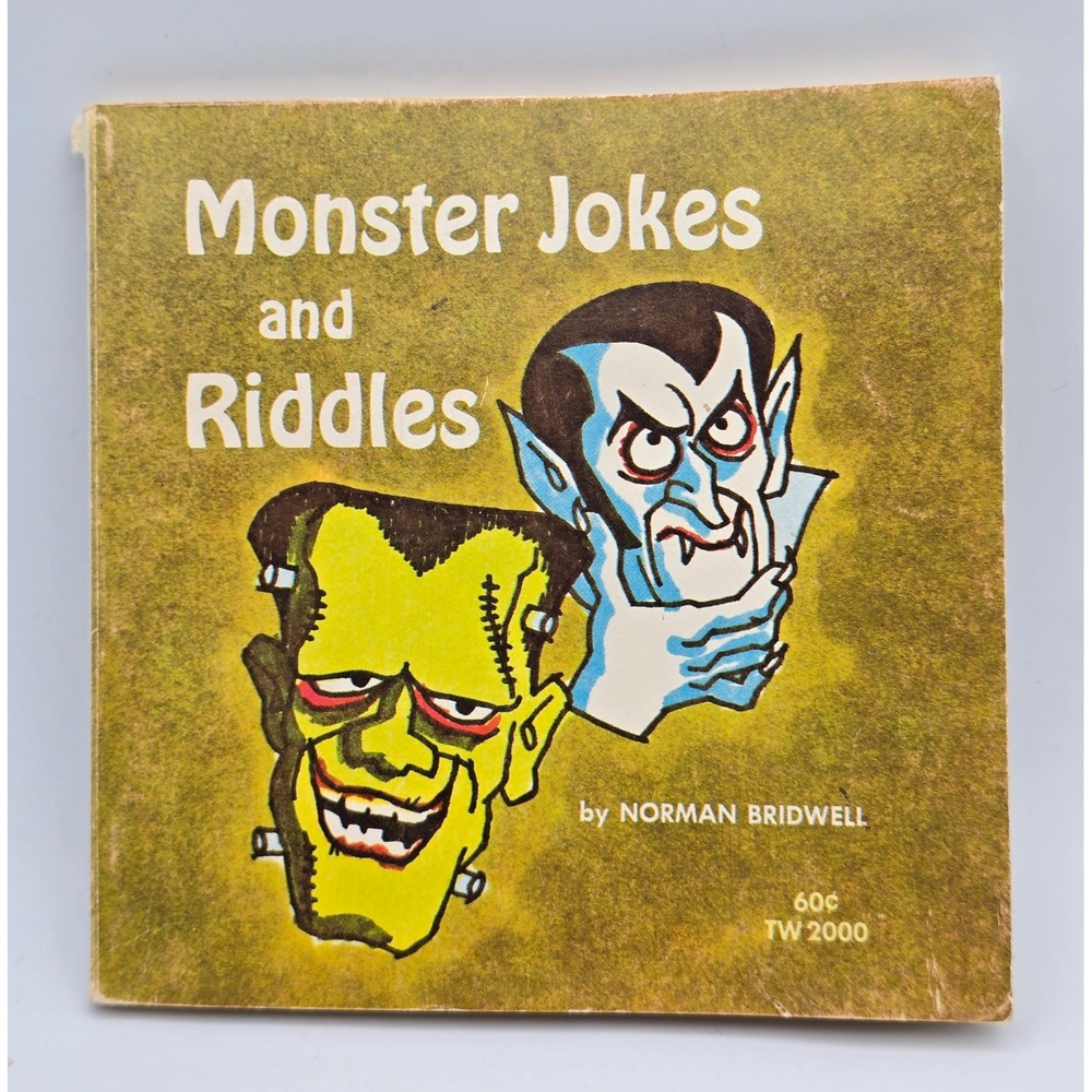 Scholastic Monster Jokes and Riddles 1972 Norman Bridwell Vintage